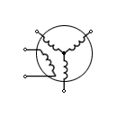 Símbolo representación de bobinas sincro